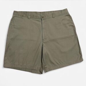 Saddlebred Khaki Chino Shorts Men’s Size 40 | Classic Flat Front